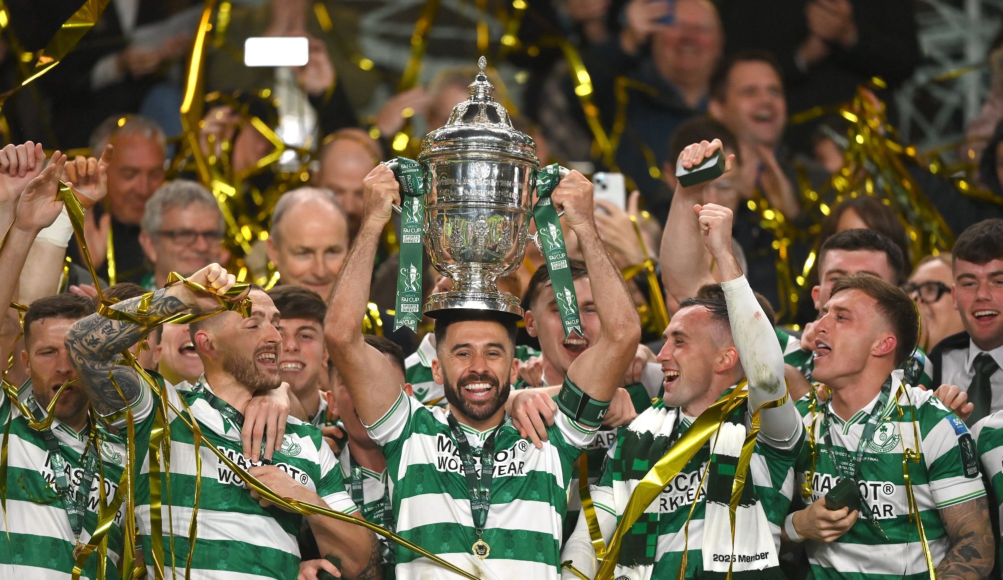 Shamrock Rovers win historic double with Cup triumph
