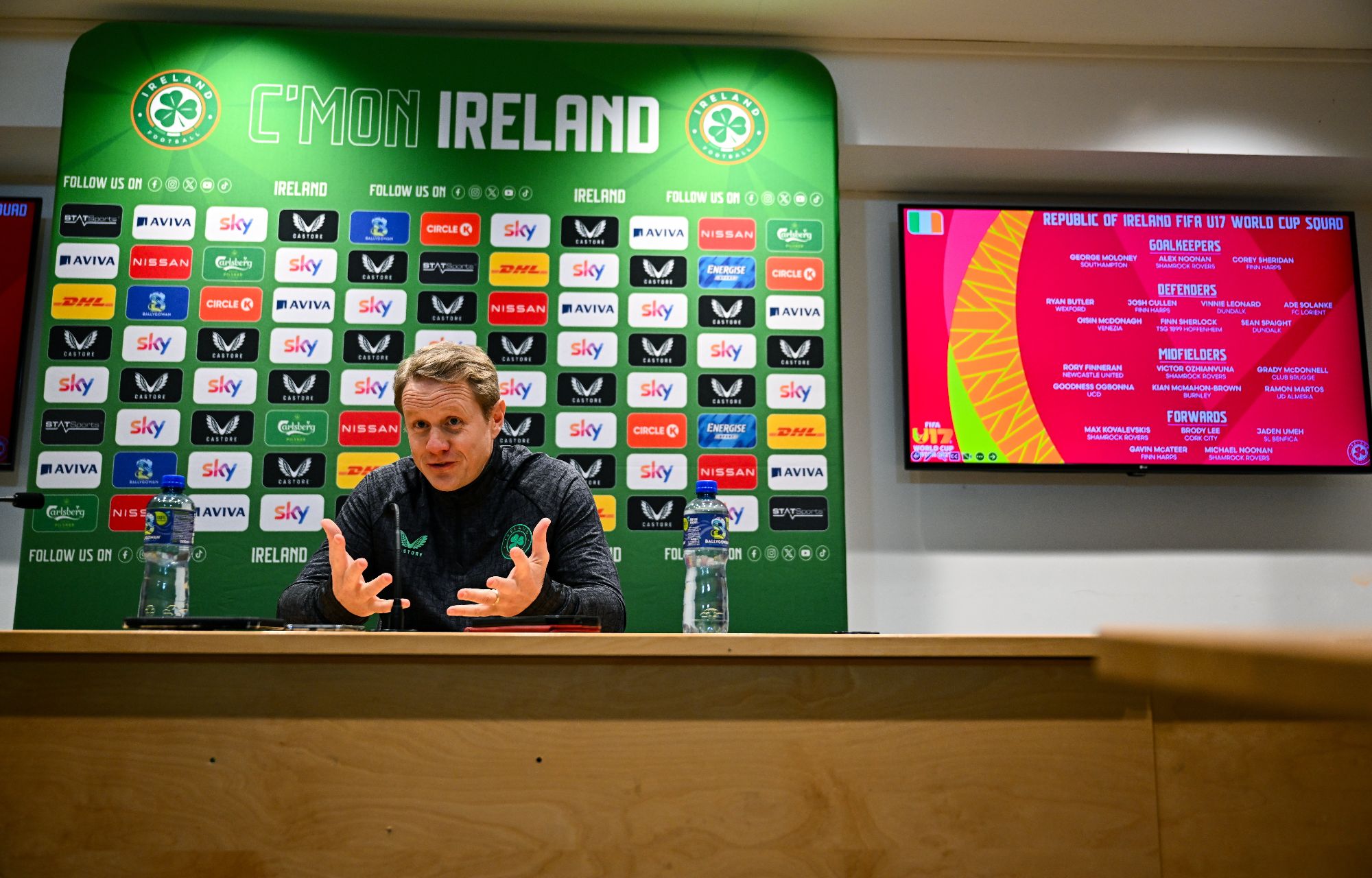 Ireland squad named for FIFA Under-17 World Cup